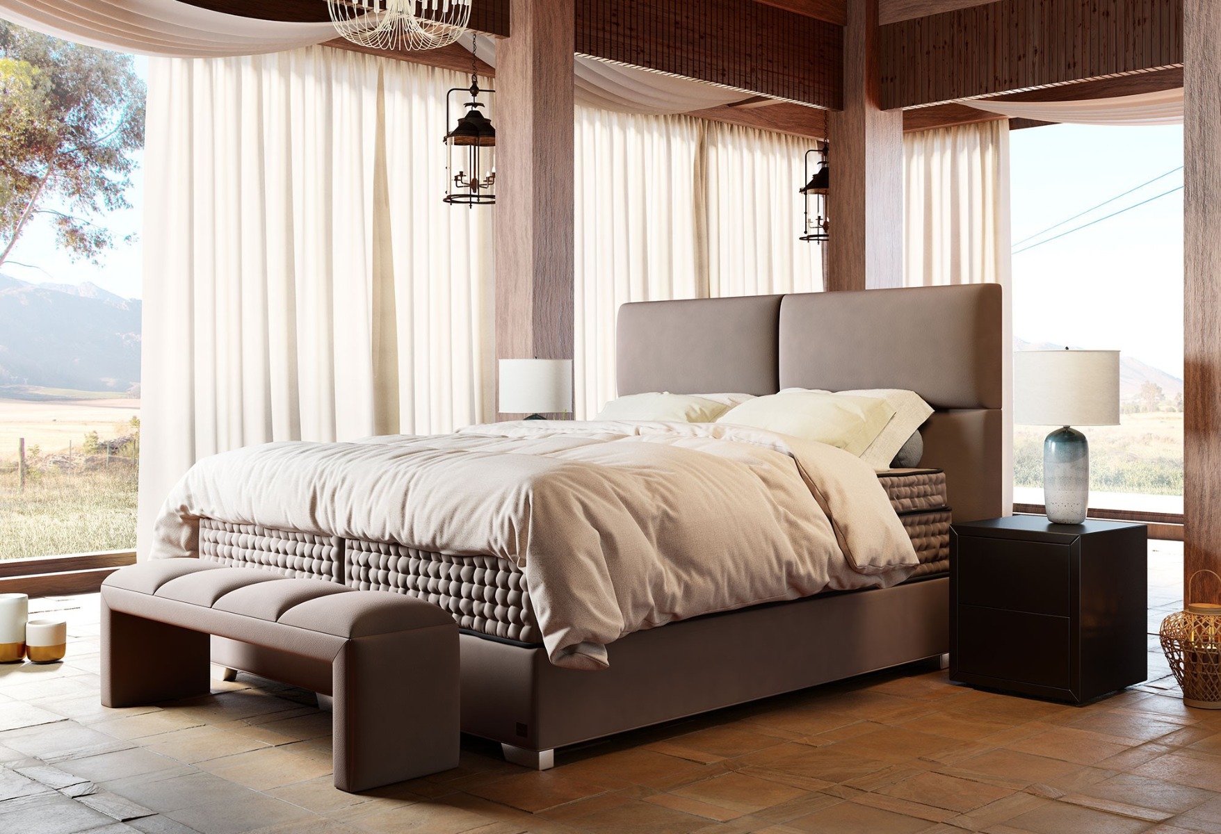 9. Boxspringbett Royal Serengeti