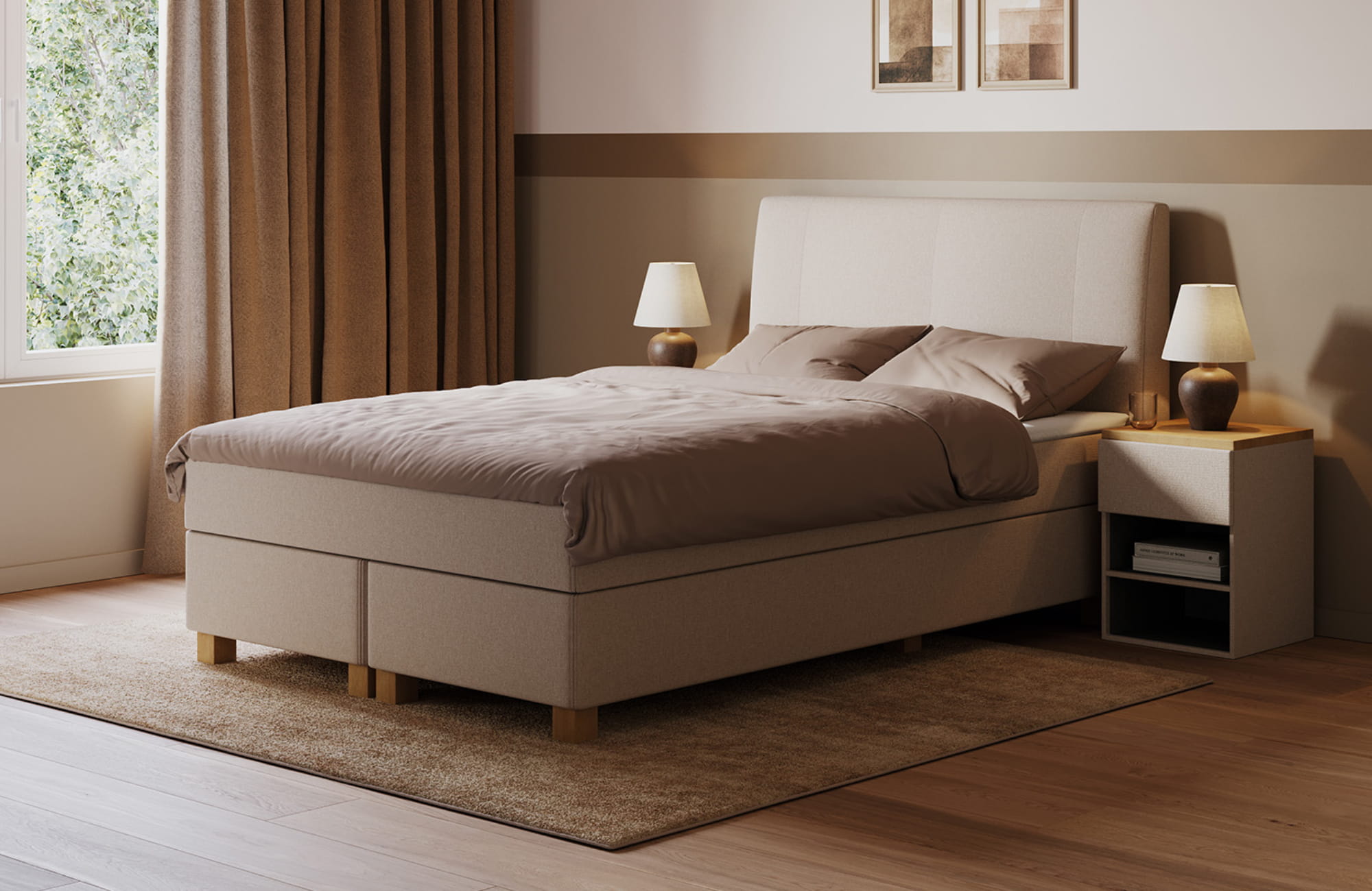 Boxspringbett Essence Arc - schnell lieferbar