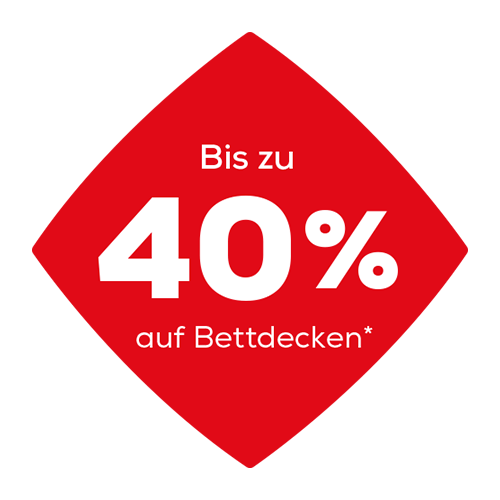 Bis zu 40% Rabatt auf Bettdecken