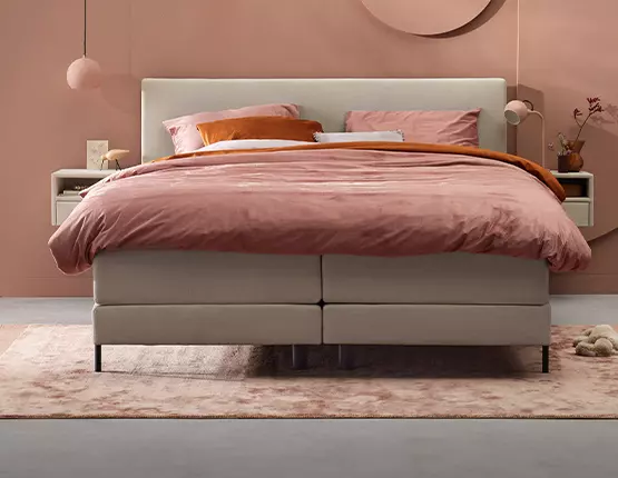Boxspringbett 180x200 mit Bettkasten