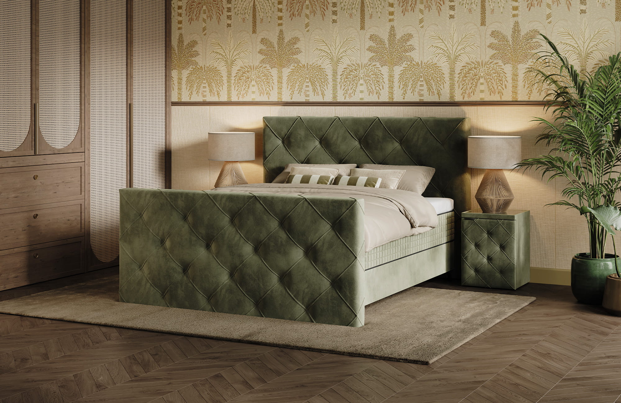 Boxspringbett Royal Babylon - schnell lieferbar